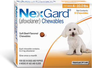NexGard-afoxolaner-Chewables-4-6lbs-no-claims-2